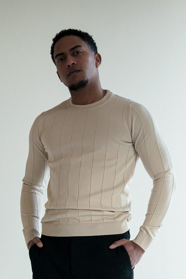 The Alexander Pullover - Marmer White