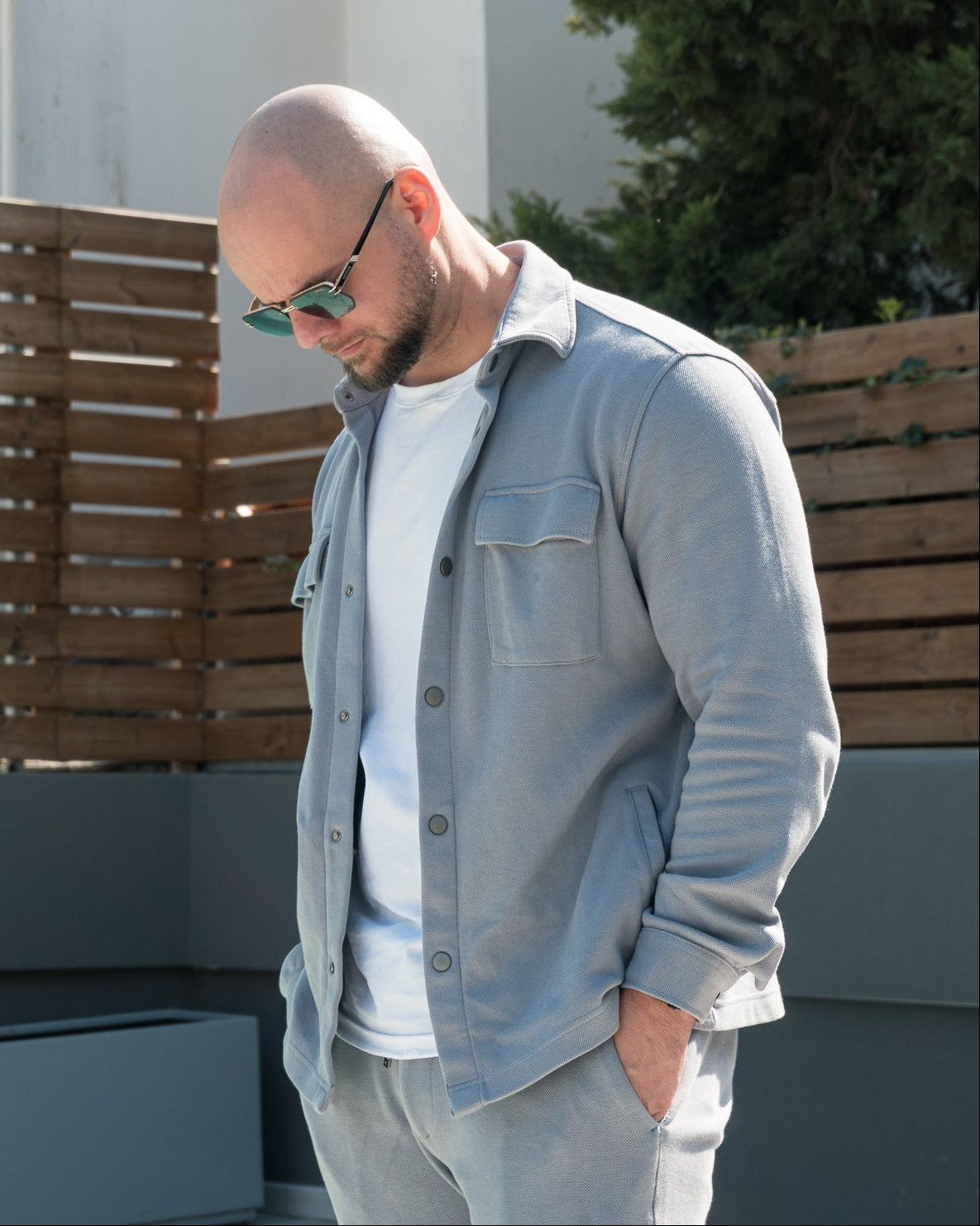 The Odissea Overshirt - Silver Grey