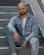 La sobrecamisa Odissea - Gris plateado