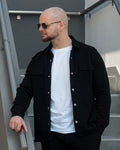 The Odissea Overshirt - Deep Black