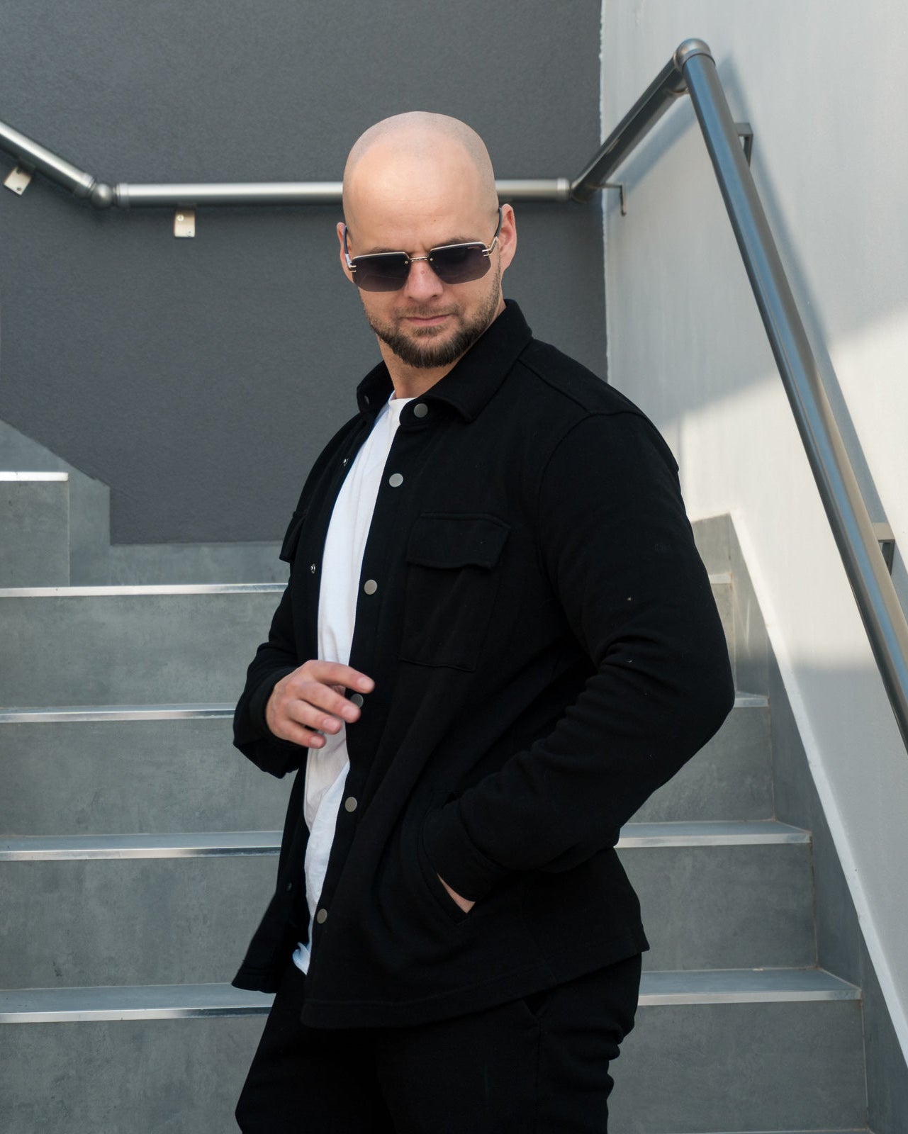 The Odissea Overshirt - Deep Black