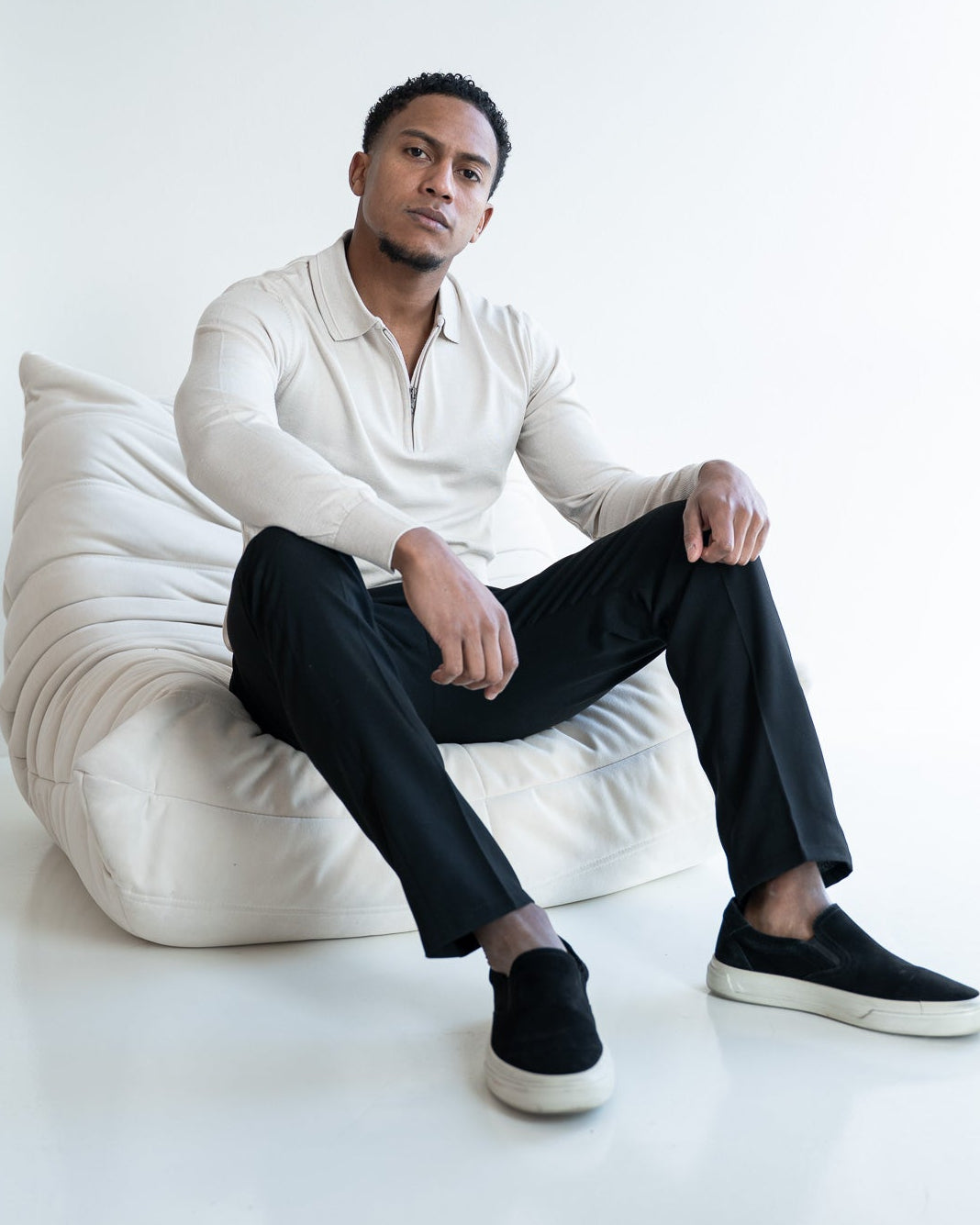 The Markova Zip - off white